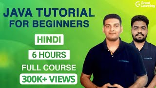 Java Tutorial in Hindi  Master Java in 6 Hours  Java programming for Beginners  Great Learning [upl. by Maddis666]