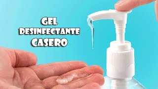 Gel Desinfectante Casero  Receta con sólo 4 Ingredientes [upl. by Ecinahc]