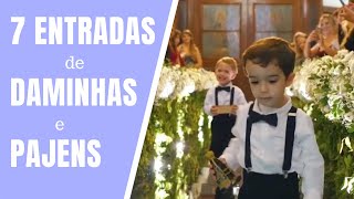 7 LINDAS ENTRADAS de PAJENS e DAMINHAS Música para Casamento [upl. by Nan]