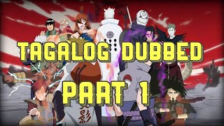 TAGALOG Part 1  Naruto Shippuden 4th Ninja War [upl. by Ramas160]