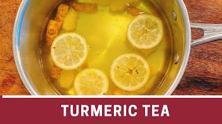 Flush out Toxins  Lemon Ginger Turmeric Tea  The Frugal Chef [upl. by Trinl887]