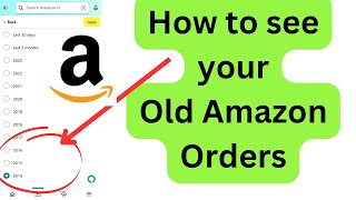 How to see your Old Amazon orders [upl. by Brittne]