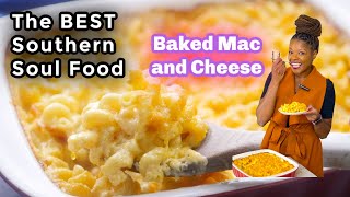 Southern Baked Mac and Cheese BEST SOUL FOOD RECIPE [upl. by Chassin]