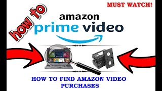 How To Find Amazon Video Purchases [upl. by Laemsi]